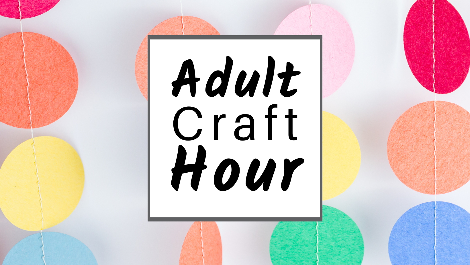 Adult Craft Hour logo